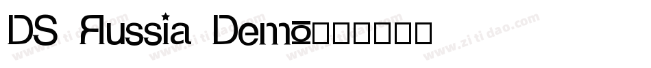 DS Russia Demo字体转换